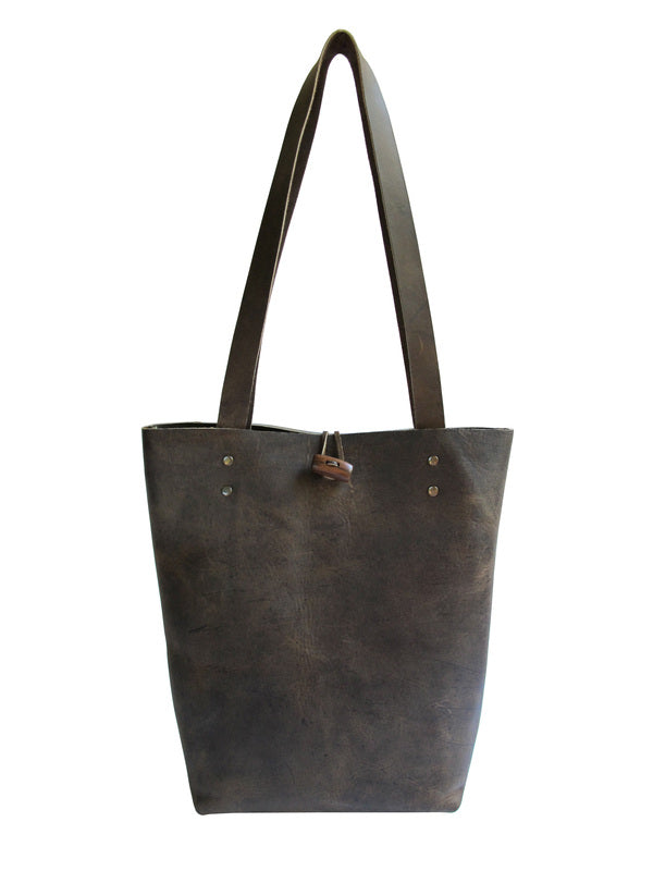 MINIMALIST TOTE IN CRAZY HORSE